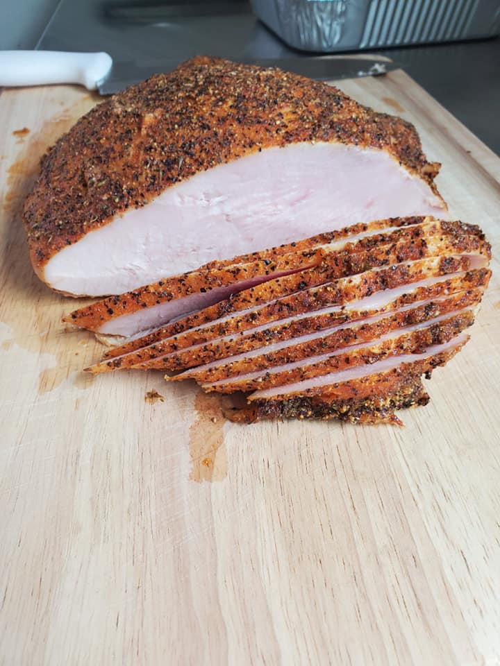 sliced turkey breast